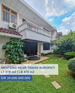 Dijual Rumah Megah di Jl Syamsu Rizal Menteng, Jakarta Pusat