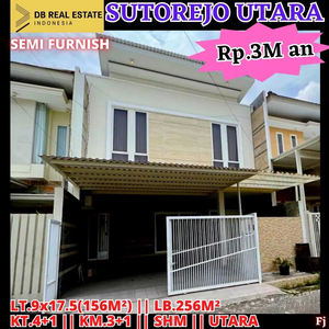 DIJUAL RUMAH MINIMALIS SIAP HUNI SUTOREJO UTARA