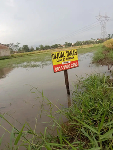 Dijual Tanah Sawah yang Subur, Dekat Jalan di Solokan Jeruk Majalaya