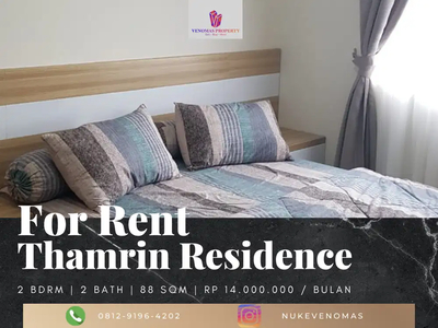 For Rent Apartement Thamrin Residence Type Condo House 2BR Low Floor