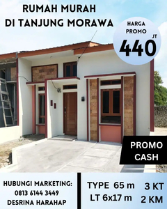 FREE BIAYA RUMAH CANTIK MURAH DI TANJUNG MORAWA