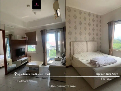 Jual Apartement Sudirman Park Low Floor 1BR Full Furnished South View