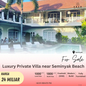 Luxury Private Modern Villa dekat Pantai Seminyak
