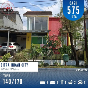 Real Estate Hoek Murah 140/170 Citra Indah City Timur Cibubur