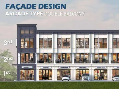 Ruko The Hudson Ukuran 4,5x18 Type Arcade B Double Balcony Hadap Jalan