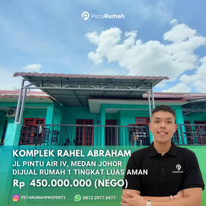 Rumah 1 Lantai Komplek Perumahan Rahel Abraham Daerah Medan Johor