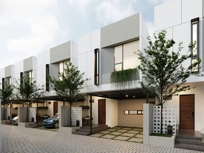 Rumah dalam town house bebas desain, kalimulya depok