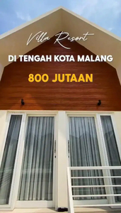 Rumah Konsep Villa 2 Lantai Private Pool Kota Malang