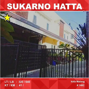 Rumah Kost Luas 320 Kamar 41 Candi Panggung Sukarno Hatta Suhat _ 140C
