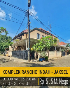 Rumah Luas Murah Dalam Komplek Di Rancho Indah Tanjung Barat Jaksel