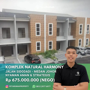 Rumah Mantap Murah Komplek Natural Harmony Daerah Medan Johor