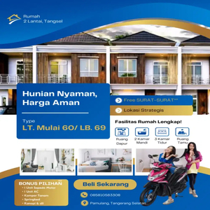 Rumah mewah 2 lantai ||di Pamulang Termurah