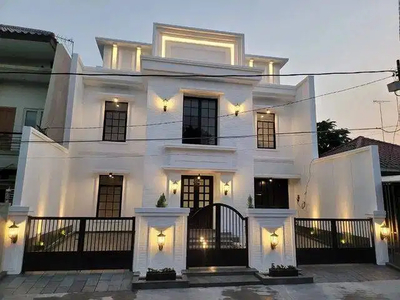Rumah Mewah Baru di Kertajaya Indah, Surabaya - Desain Modern Colonial
