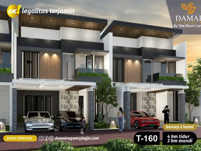 Rumah Modern 2 Lantai di Jl Kaliurang km 10
