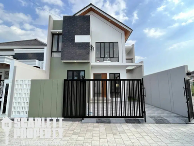 Rumah Scandinavian Baru Dalam Perumahan JL Kaliurang Km 13