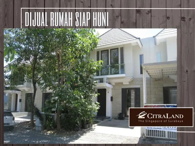 Rumah SHM Minimalis Siap Huni di Citraland, Surabaya
