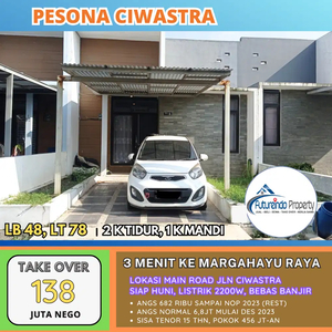 Rumah Take over Ciwastra gampang Akses 5 mnt ke Metro mall Margahayu