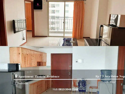 Sewa Apartement Thamrin Residence Low Floor 1BR Full & Good Furnished