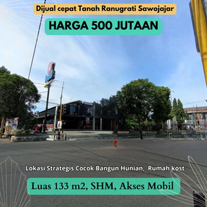 Tanah Kawasan Komersial Sawojajar 8 Menit Stasiun Kota Malang