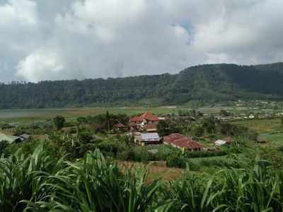 tanah luasan kecil view danau buyan