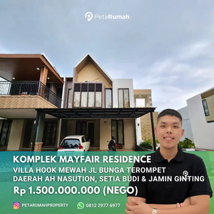 Villa Mewah Hook Komplek Mayfair Residence Termurah bisa Nego