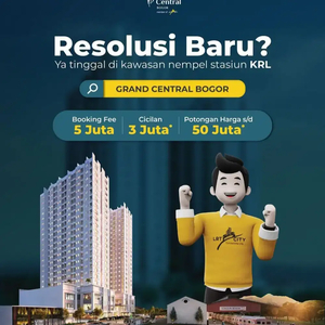 Apartemen Nempel stasiun di Bogor