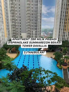 APARTMENT 2BR MILIK PRIBADI SPRINGLAKE SUMMARECON BEKASI - DAVALLIA