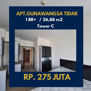 BARU GRESS 1 BR+ Bukan Studio‼️Tower C Gunawangsa Tidar