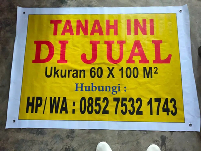 DI JUAL TANAH SANGAT STRATEGIS