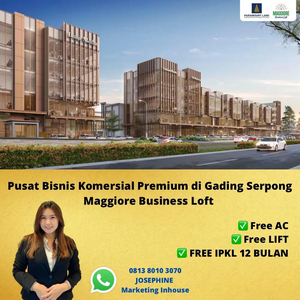 Dijual - Area Perkantoran Gading Serpong Maggiore Business Loft Mewah