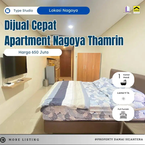 dijual cepat full furnish apartment nagoya thamrin city