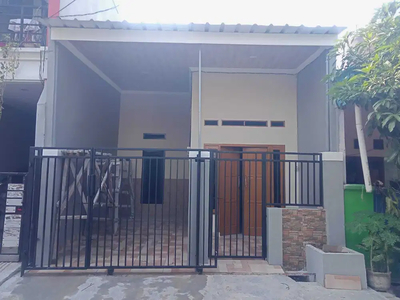 dijual cepat rumah bangunan baru di pondok ungu permai sektor V Bekasi