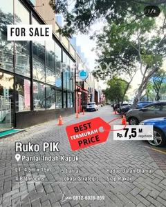 Dijual Harga Termurah Ruko Crown PIK Uk4,5x15m2 at Jakarta Utara