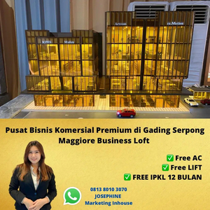 Dijual Premium Business Loft Gading Serpong Maggiore Paramount Land