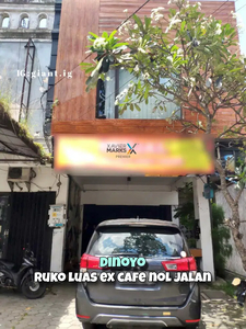 Dijual Ruko Strategis Ex Cafe di Dinoyo 0 jalan raya Malang
