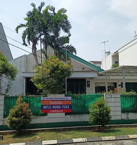 Dijual Rumah Besar Villa Melati Mas Jalan Lebar dekat Raya Depan Taman