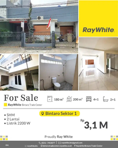 Dijual rumah di Bintaro Jaksel, 2 lantai.