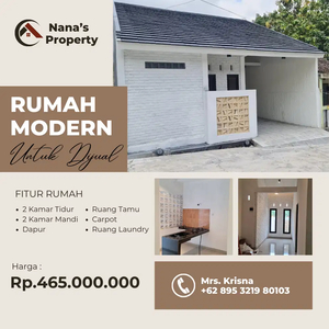 Dijual Rumah Jogja Siap Bangun SHM IMB 8 Menit UMY Sleman