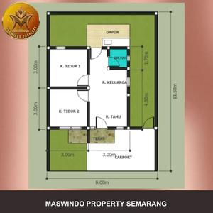 Dijual rumah mewah klasik design modern Mangunharjo Tembalang