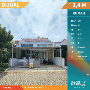 Dijual Rumah Minimalis Dekat Elpico di Villa Puncak Tidar Malang