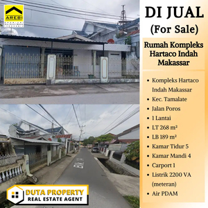 Dijual Rumah Murah Kompleks Hartaco Indah Makassar