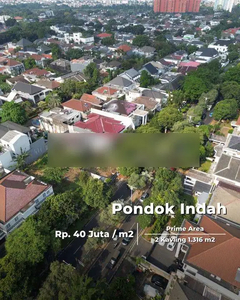 Dijual Tanah Kavling di Pondok Indah Jakarta Selatan Siap Bangun