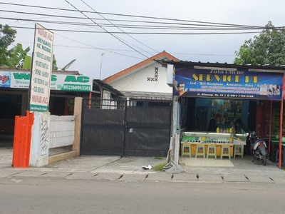Dijual Tanah Masih Ada Bangunan Lokasi Strategis Pinggir Jalan Depok