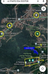 Dijual Tanah SHM 4.600 M2, 499Jt, di Kota Serang Taktakan