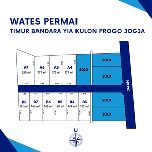 Diskon Hingga 100 Jt-an, Dijual Tanah Kulonprogo, Tepi Jalan Aspal