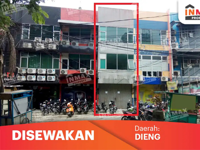[DN] Ruko 3 Lantai di Raya Dieng Malang, Dekat MCP, Cyber Mall