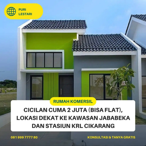 GRATIS CICILAN 1 TAHUN FULL DI PURI LESTARI