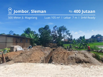 JOMBOR: 400 Jutaan Siap Bangun 500 Meter Jl. Magelkang