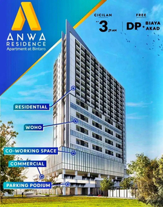 PROMO DP 0% Apartemen Anwa Bintaro Selangkah Ke Tol & Stasiun