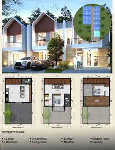 Rumah 2 Lantai Strategis Pinggir Jalan Bintara Kranji Bekasi